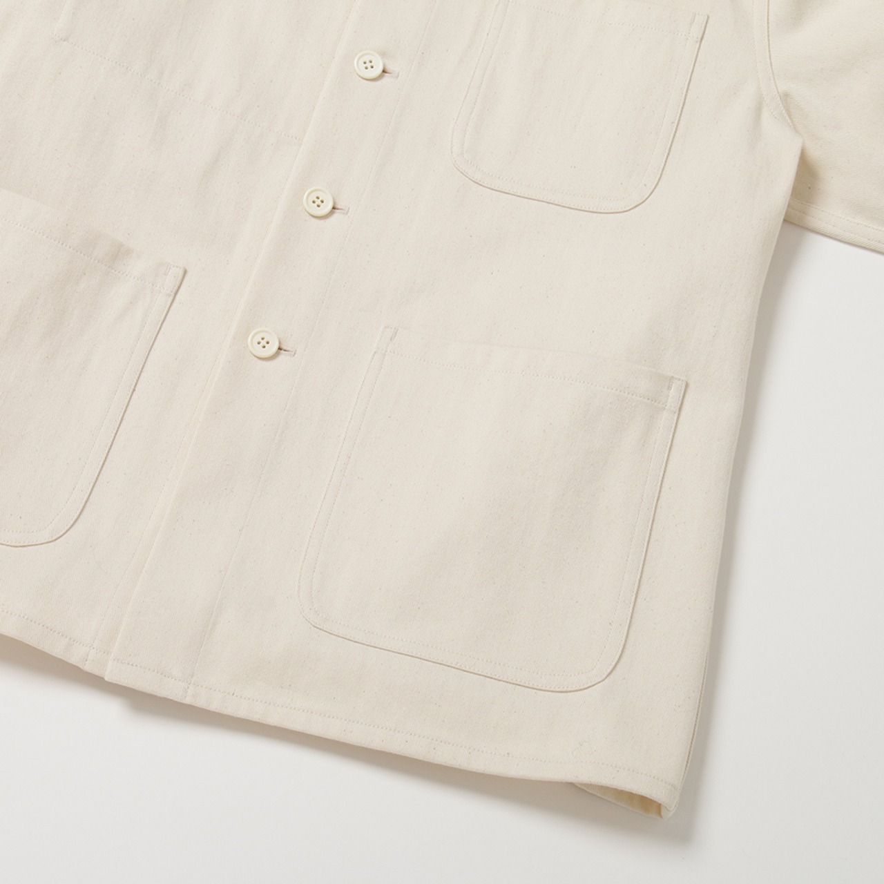 PERSONAL MATTERS  PROJECT N°04  "ORGANIC COTTON DRILL CHORE JACKET"