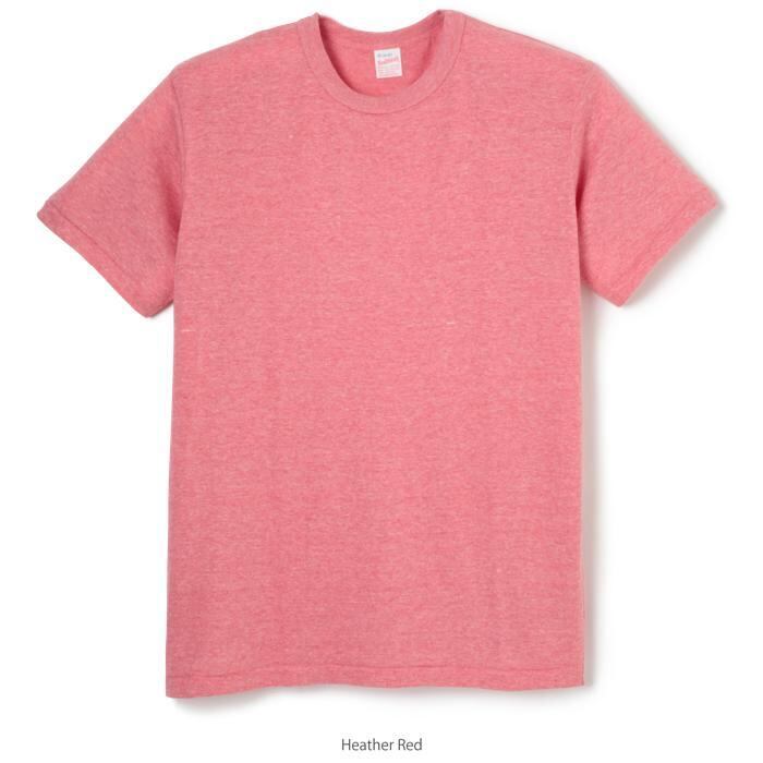 Healthknit(ヘルスニット) TCR クルーネック 半袖Tシャツ ヘザーレッド 980S