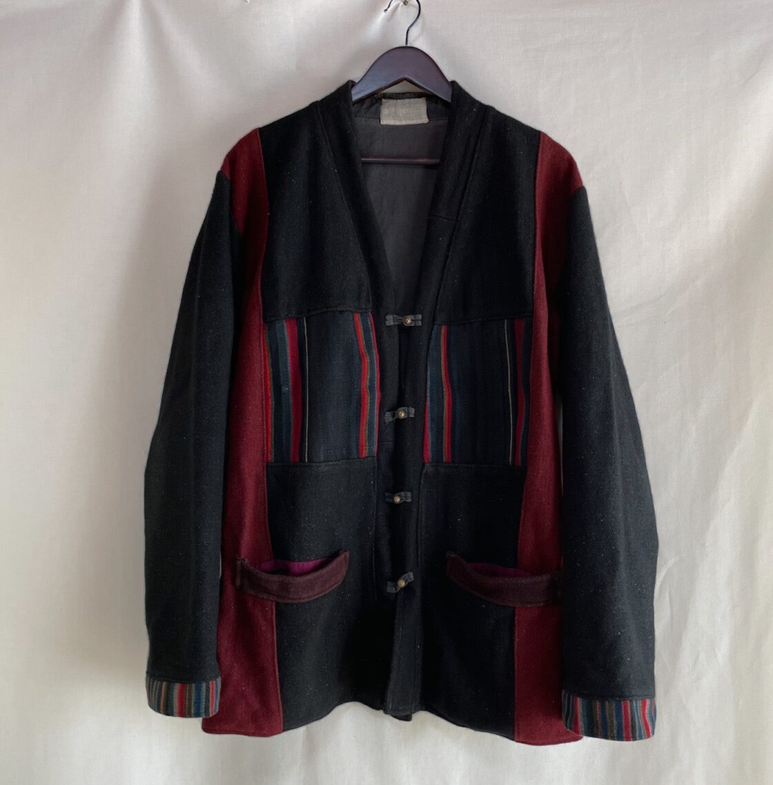 希少 美品 00年製 トリココムデギャルソン ボタンレス ストライプ 