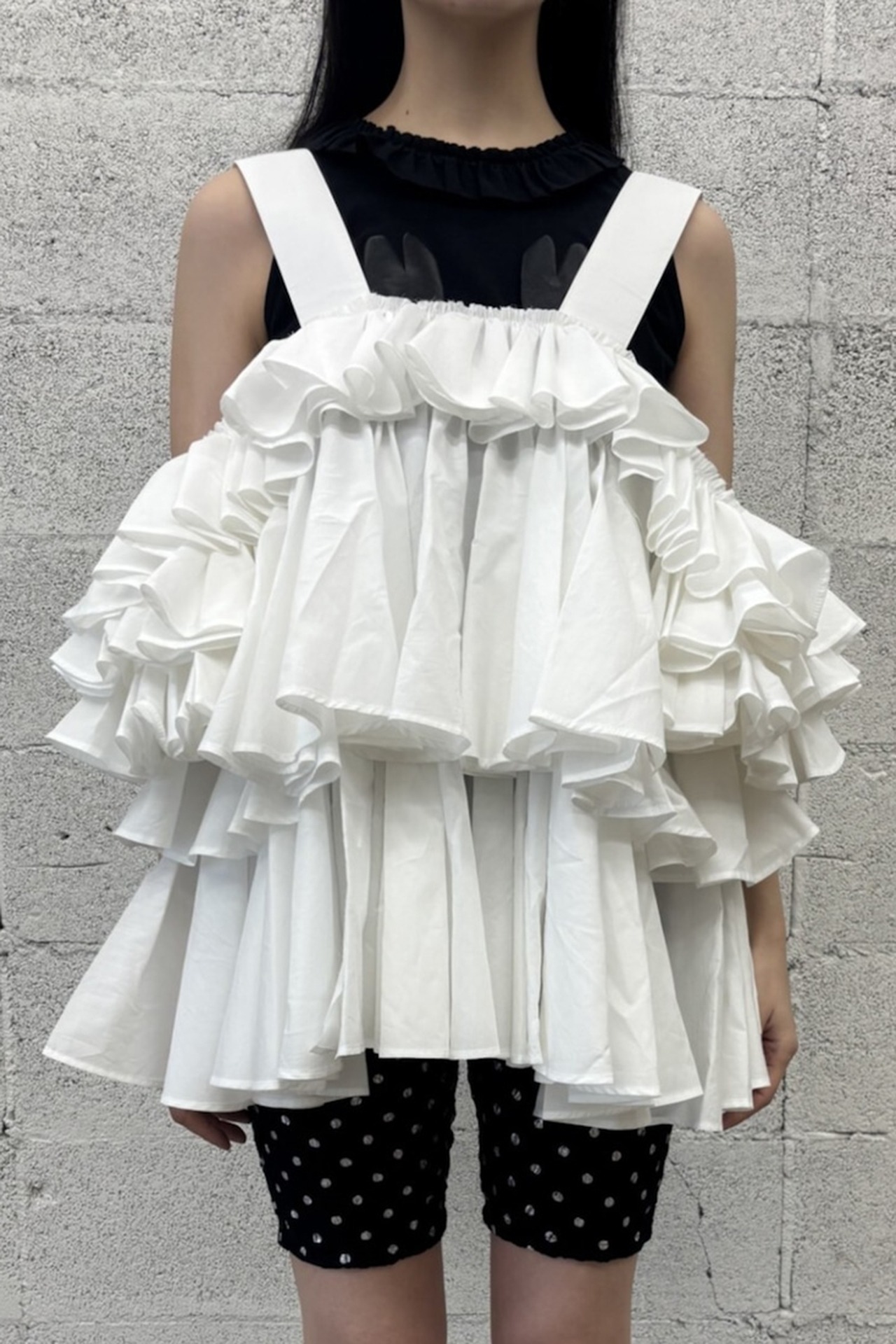Volume camisole blouse