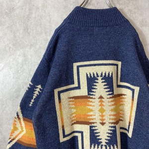 PENDLETON halfzip wool knit size M　配送A