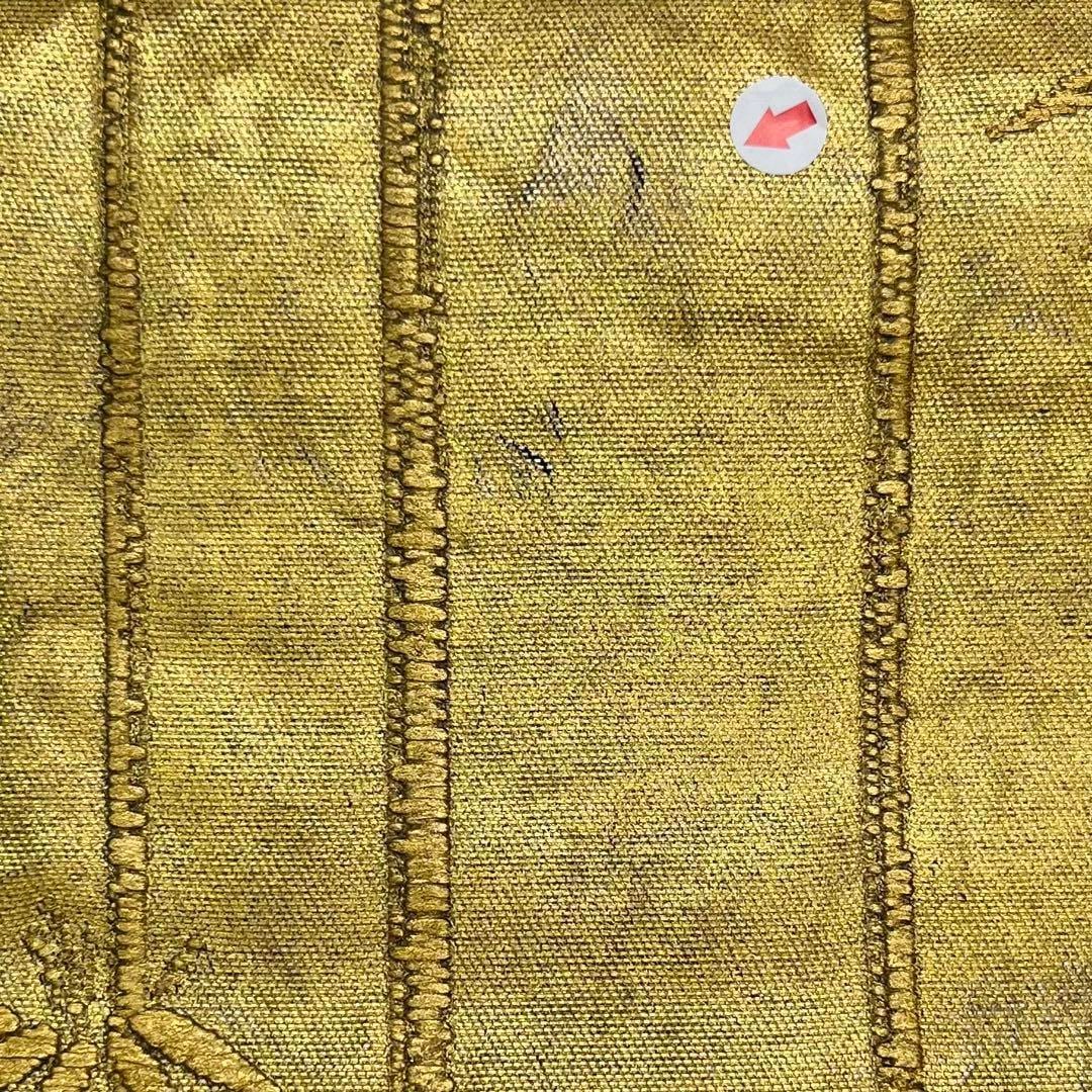 袋帯 西陣 加納幸 能花詩 松に花模様 金色 O-4242 | リユース着物わびさび 