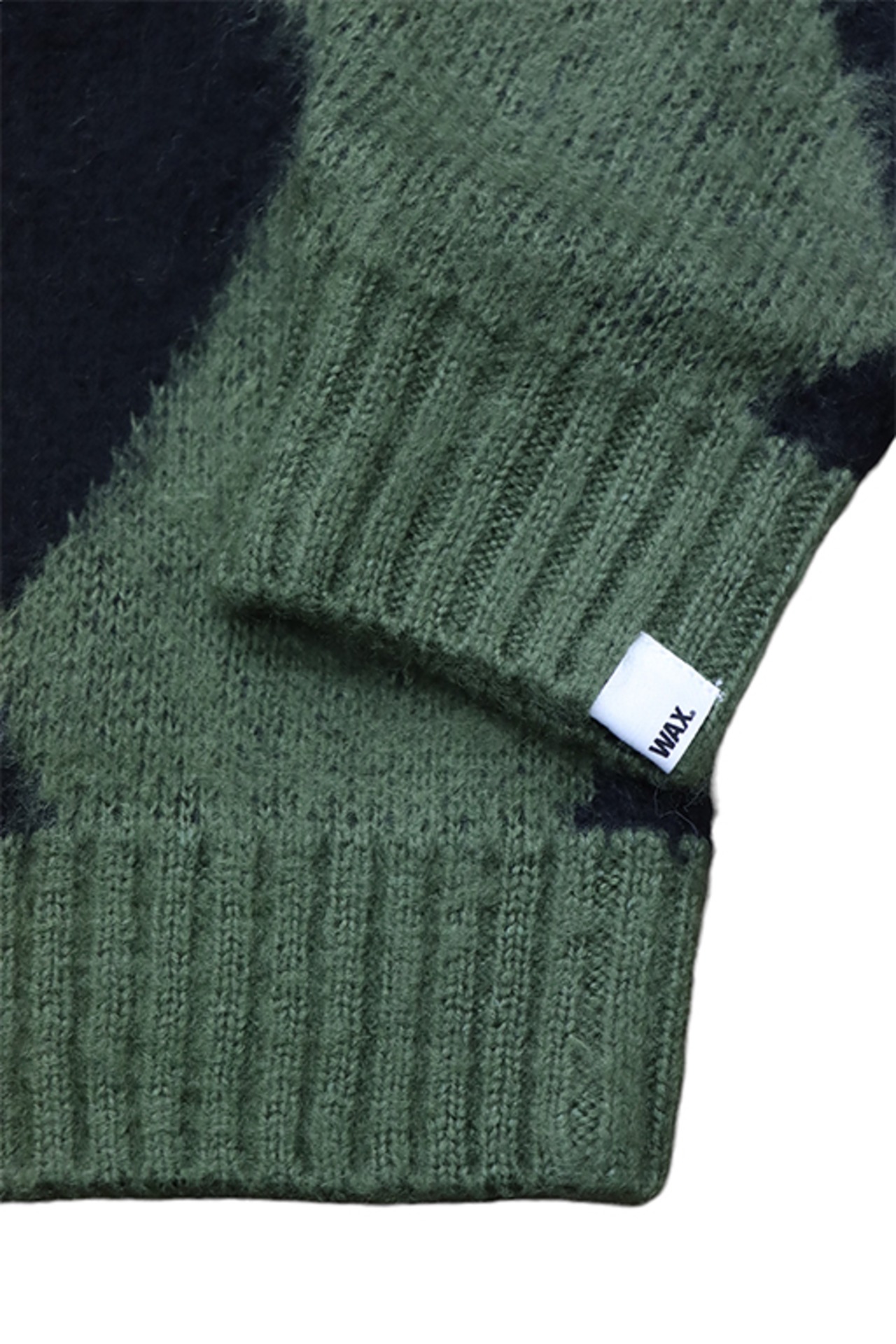 WAX(ワックス) "Dia Crew Neck"(KHA)