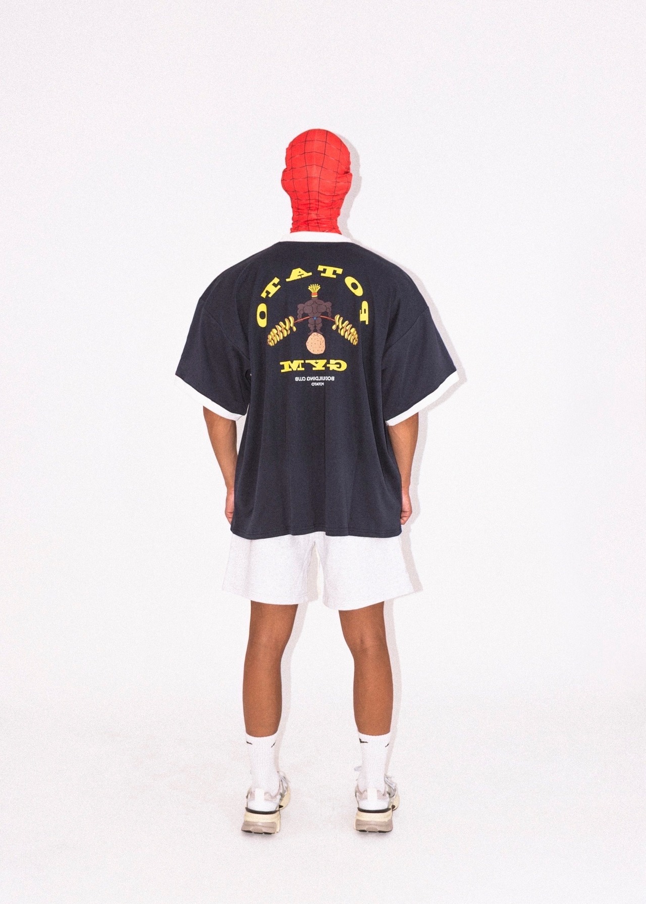 ポテトジムリンガーTシャツ ネイビー