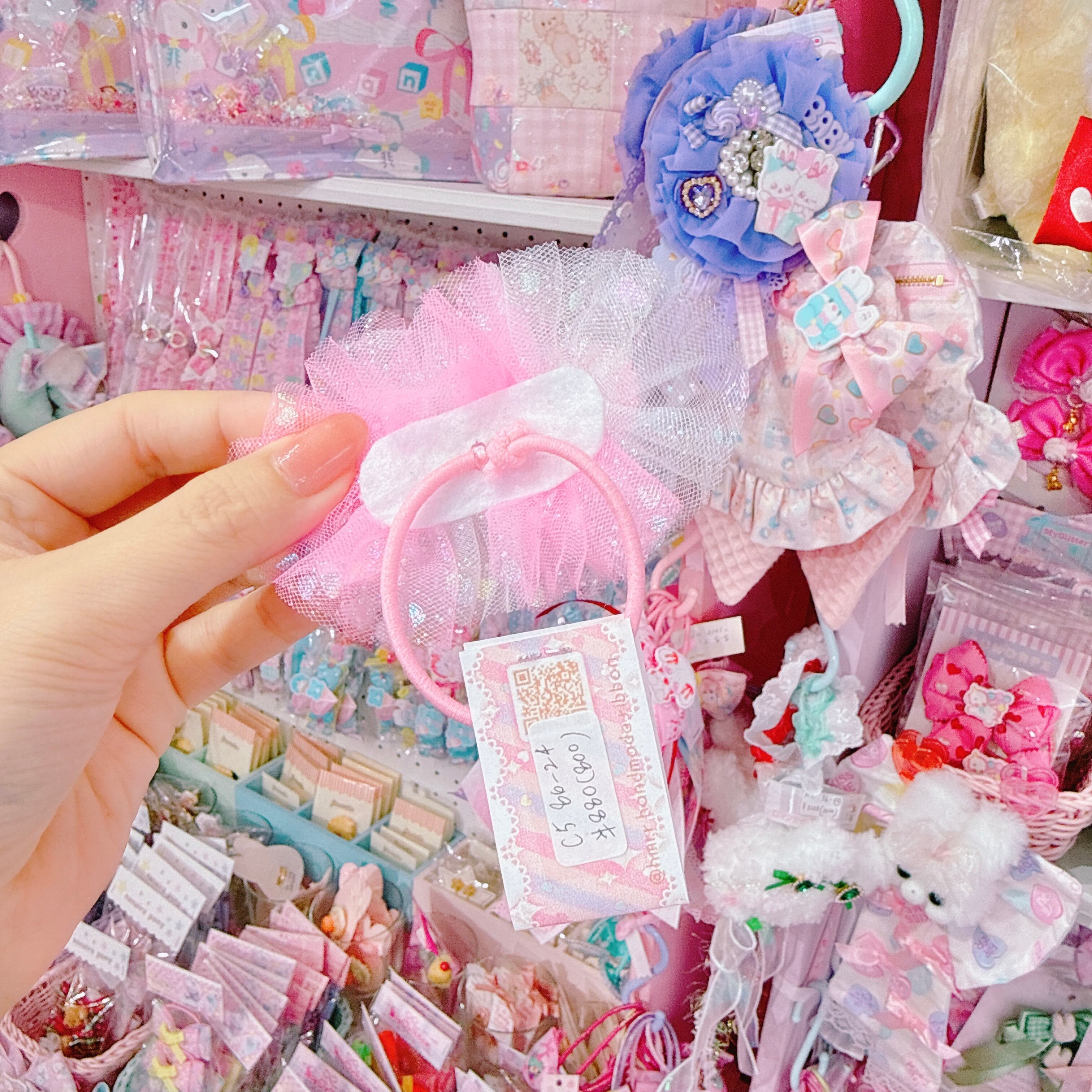 【C5】86-24チュールヘアゴム