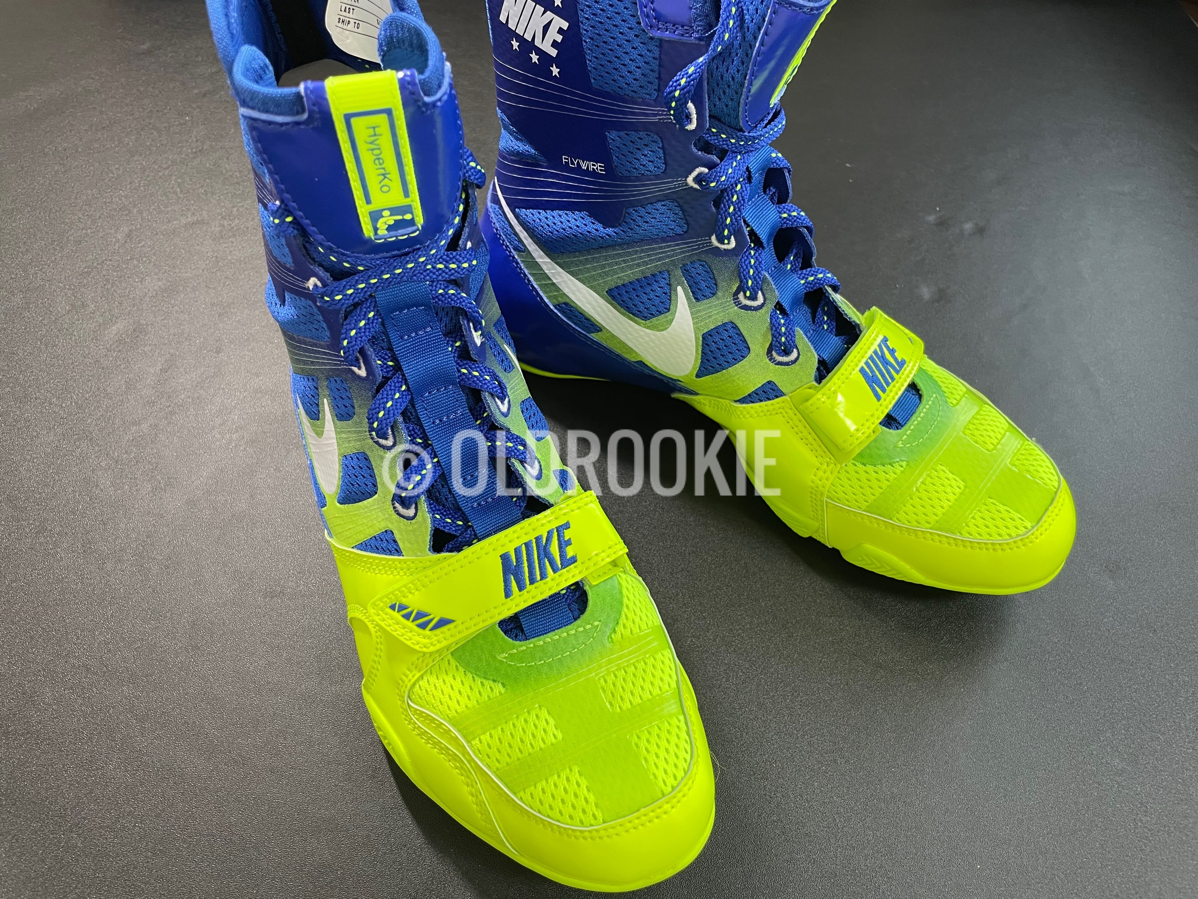 NIKE(ナイキ) ボクシングシューズ　ハイパーKO/ロイヤルブルー×イエロー | ボクシング格闘技専門店　OLDROOKIE powered by  BASE
