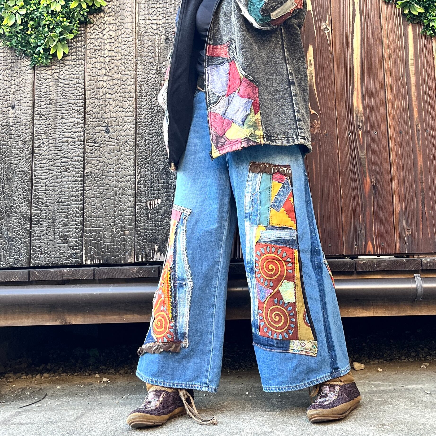 アジアンリメイクデニムパンツ | アジアン雑貨ルチュ