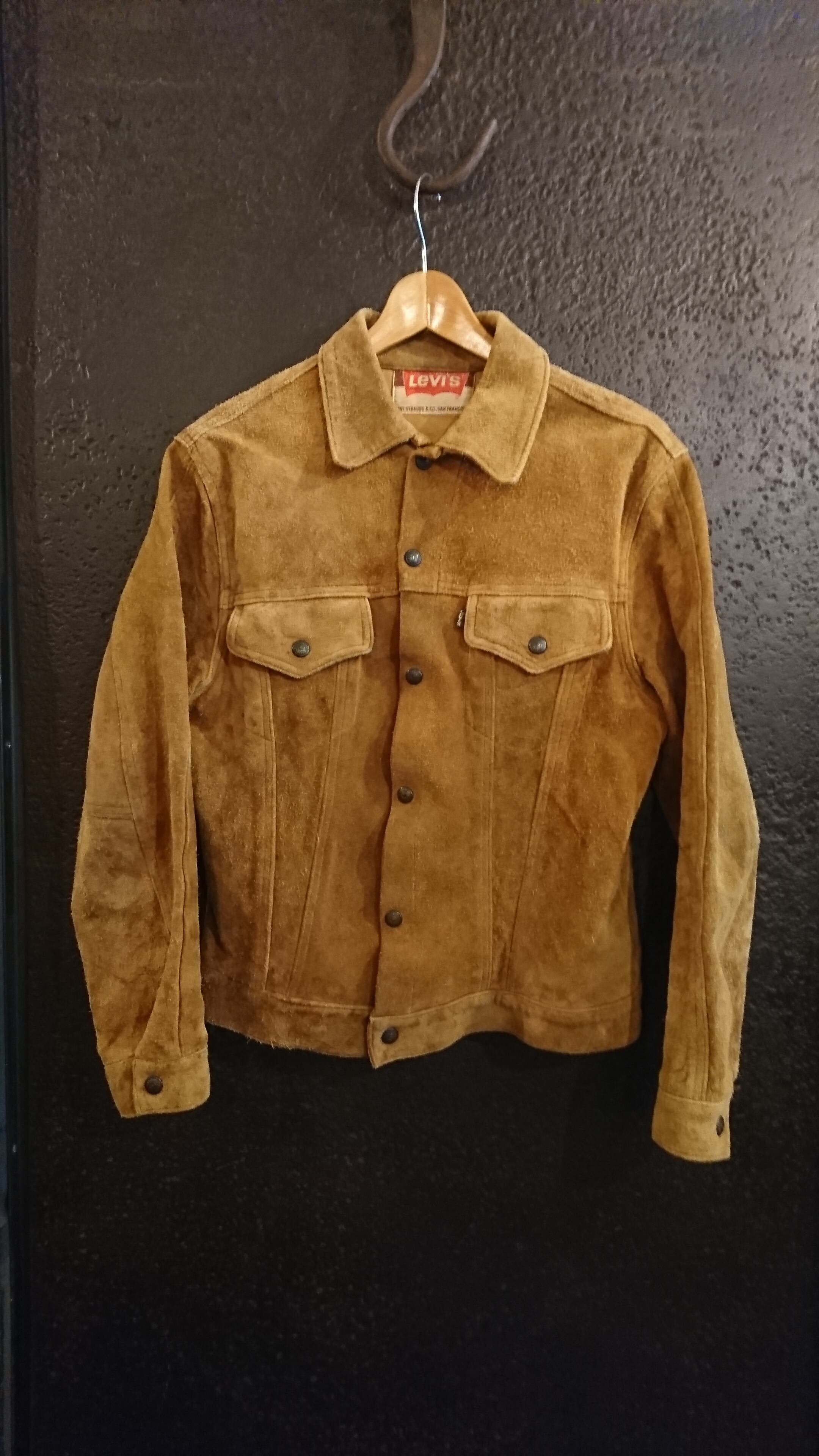1960s "LEVI'S 70505-9928" SUEDE BIG E ①