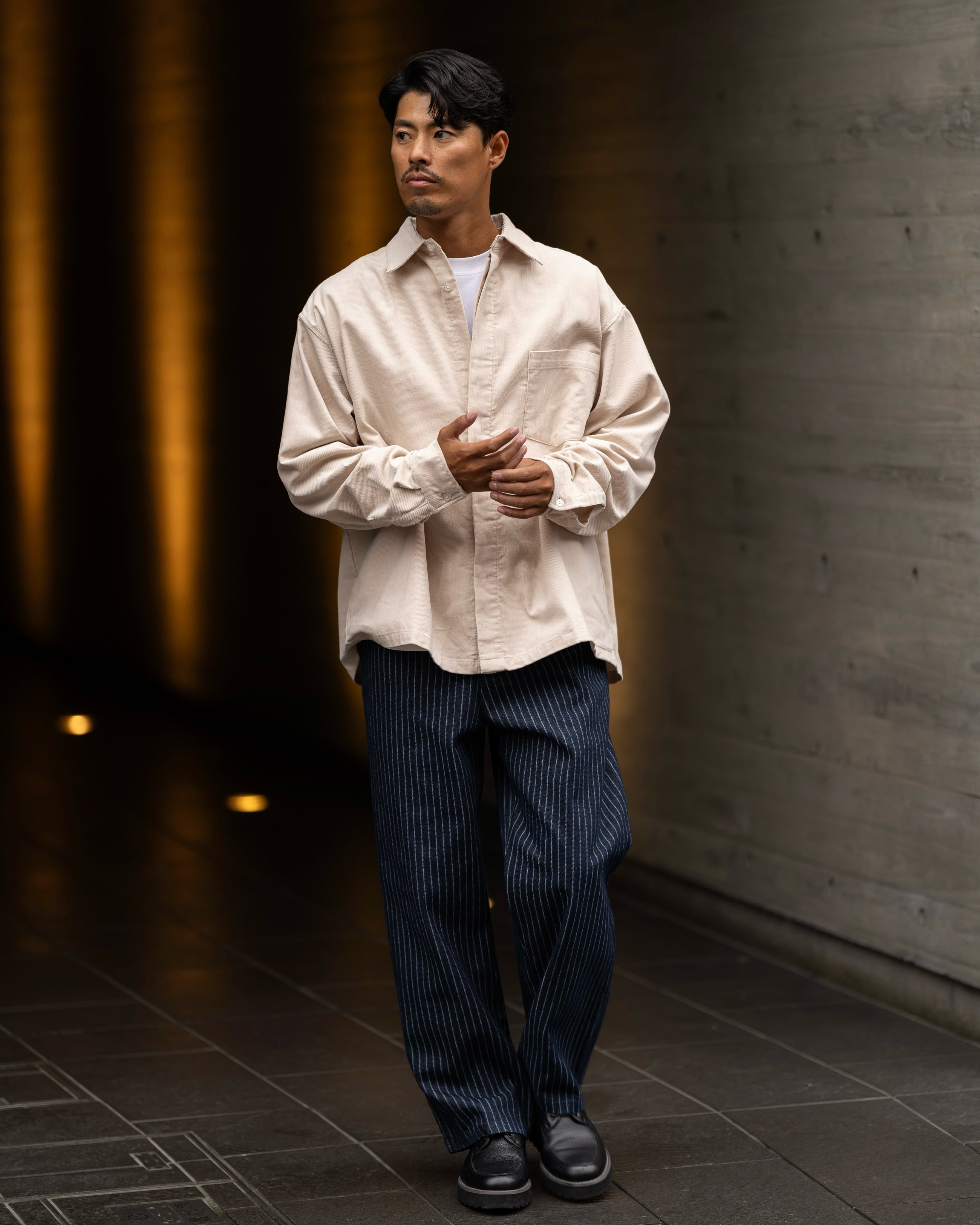 Stripe Denim Straight Pants［2543amy-5］ストライプパンツ | AMUY