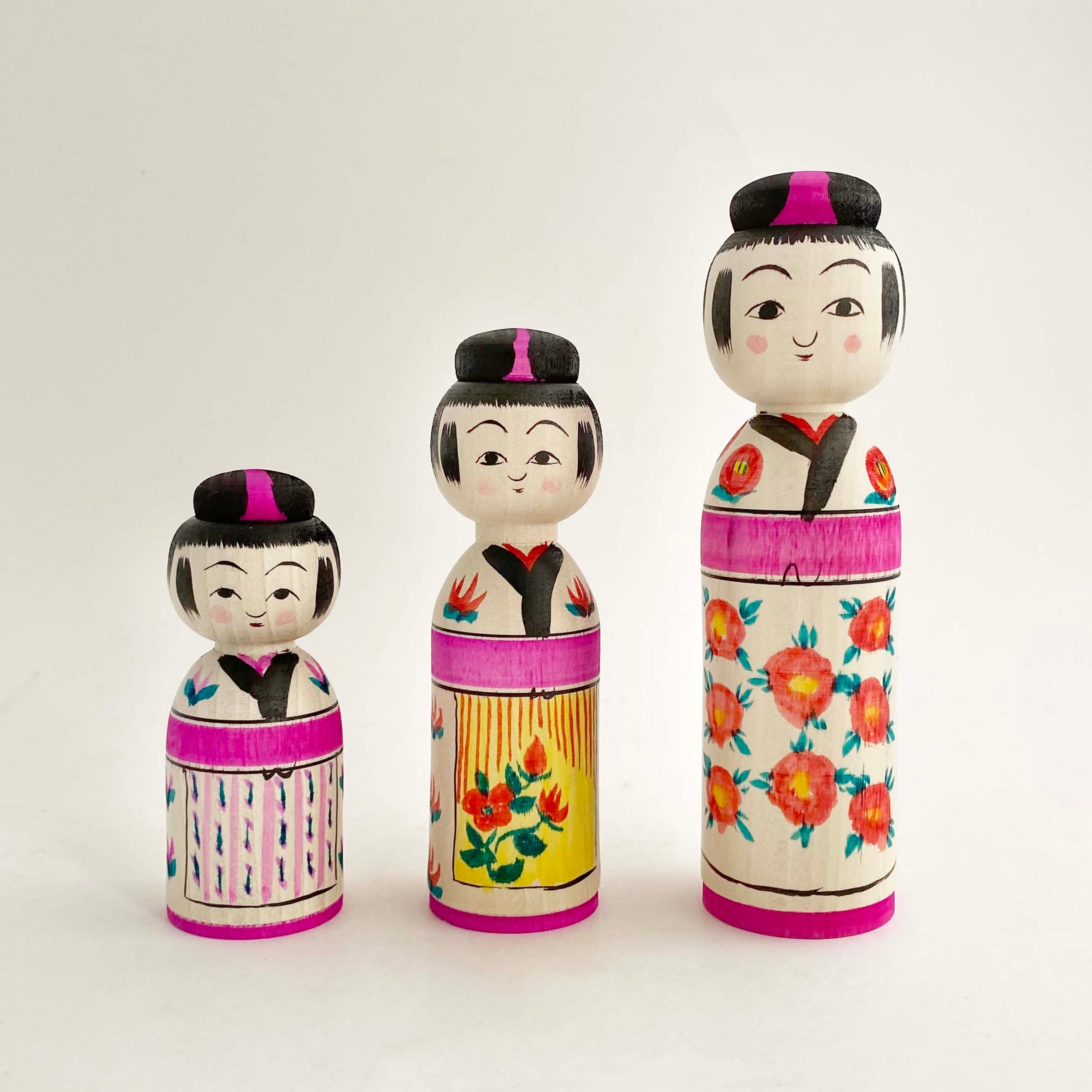 蔦作蔵復刻 三姉妹セット（鎌田孝志＆美奈枝工人 / コケーシカ