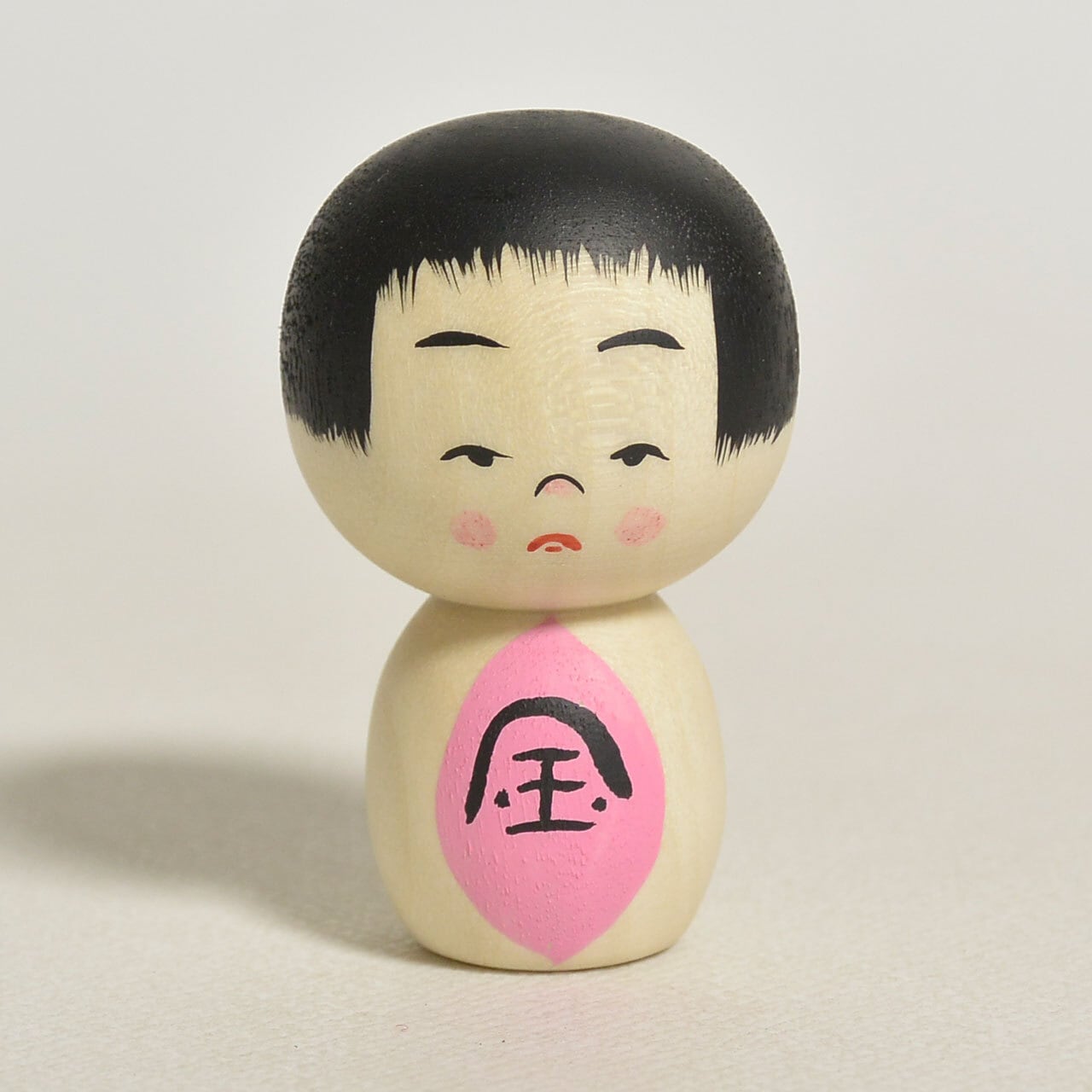 小さな金太郎ちゃんこけし 約1寸 約3.5cm 鈴木明 工人（作並系）#2450