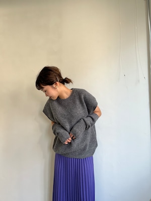 【 set 】arm warmer knit set