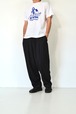 90s Italy made summer wool 2tuck slacks