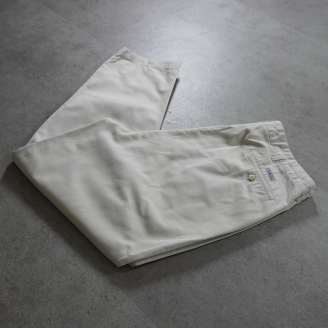90s Polo by Ralph Lauren POLO CHINO ANDREW "made in USA" off-white W33L30相当 古着
