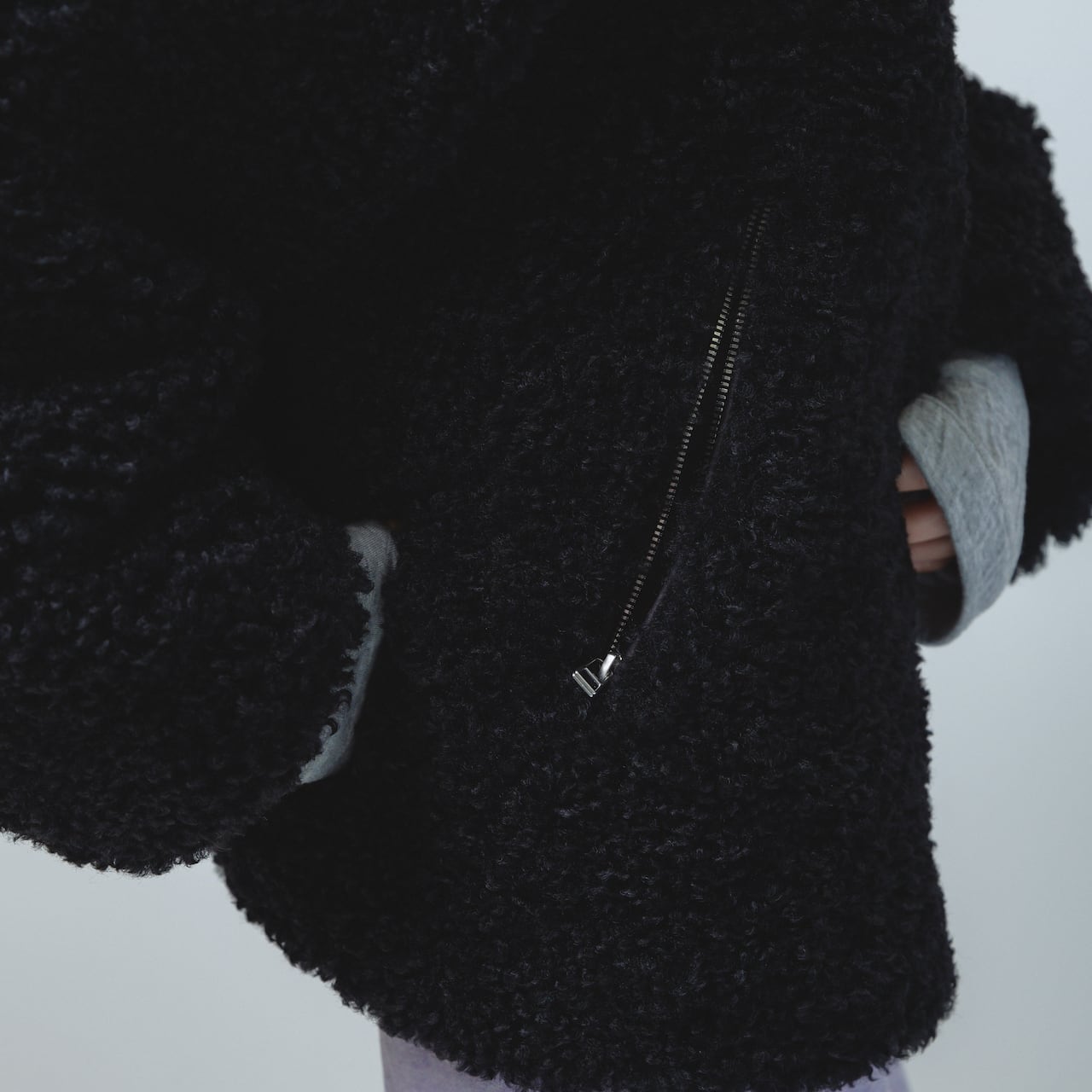 24A/W】AO-59 big boa blouson / black | akio