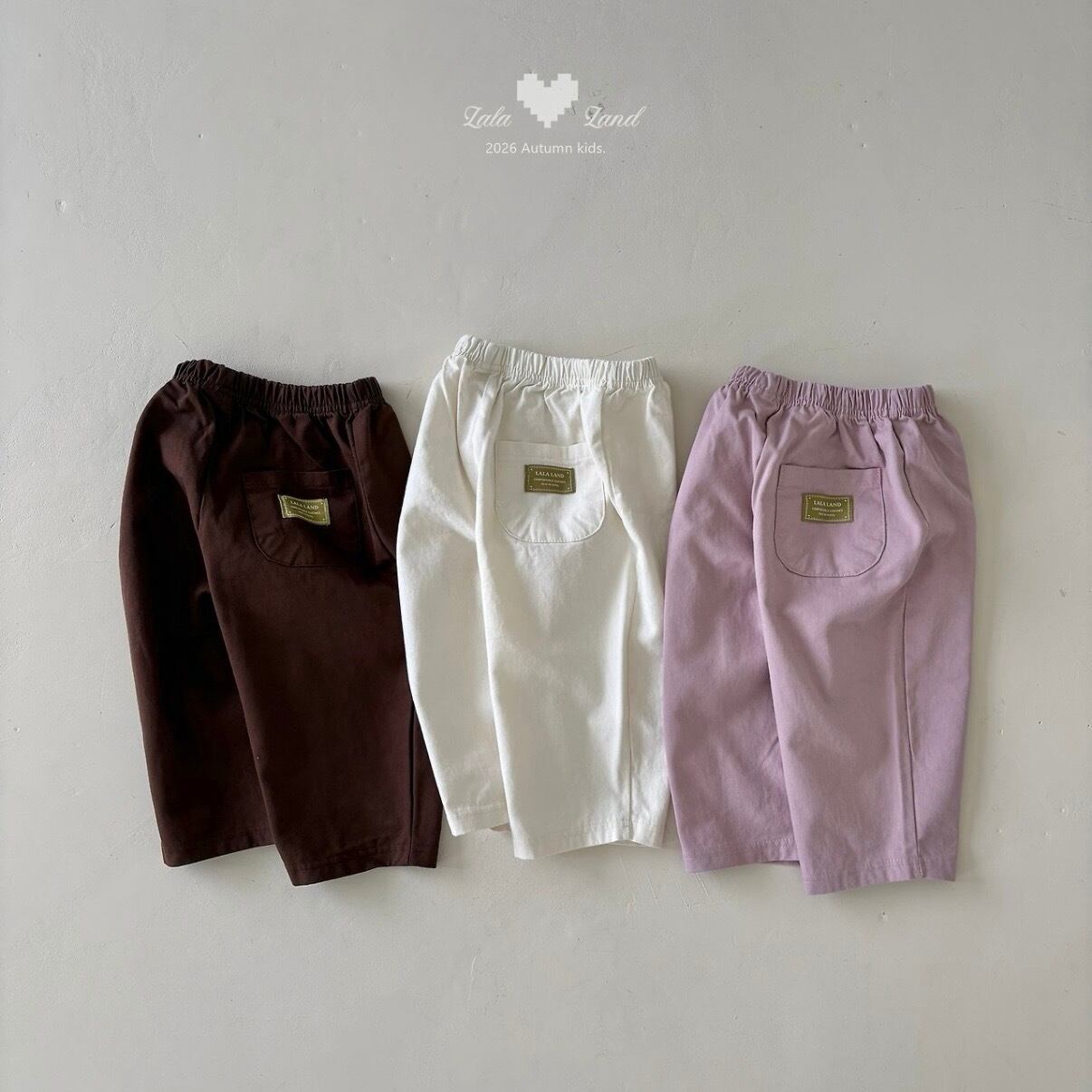 【予約】LALA LAND Basic cotton pants