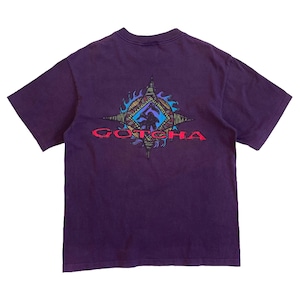 USED 90's GOTCHA design tee - purple