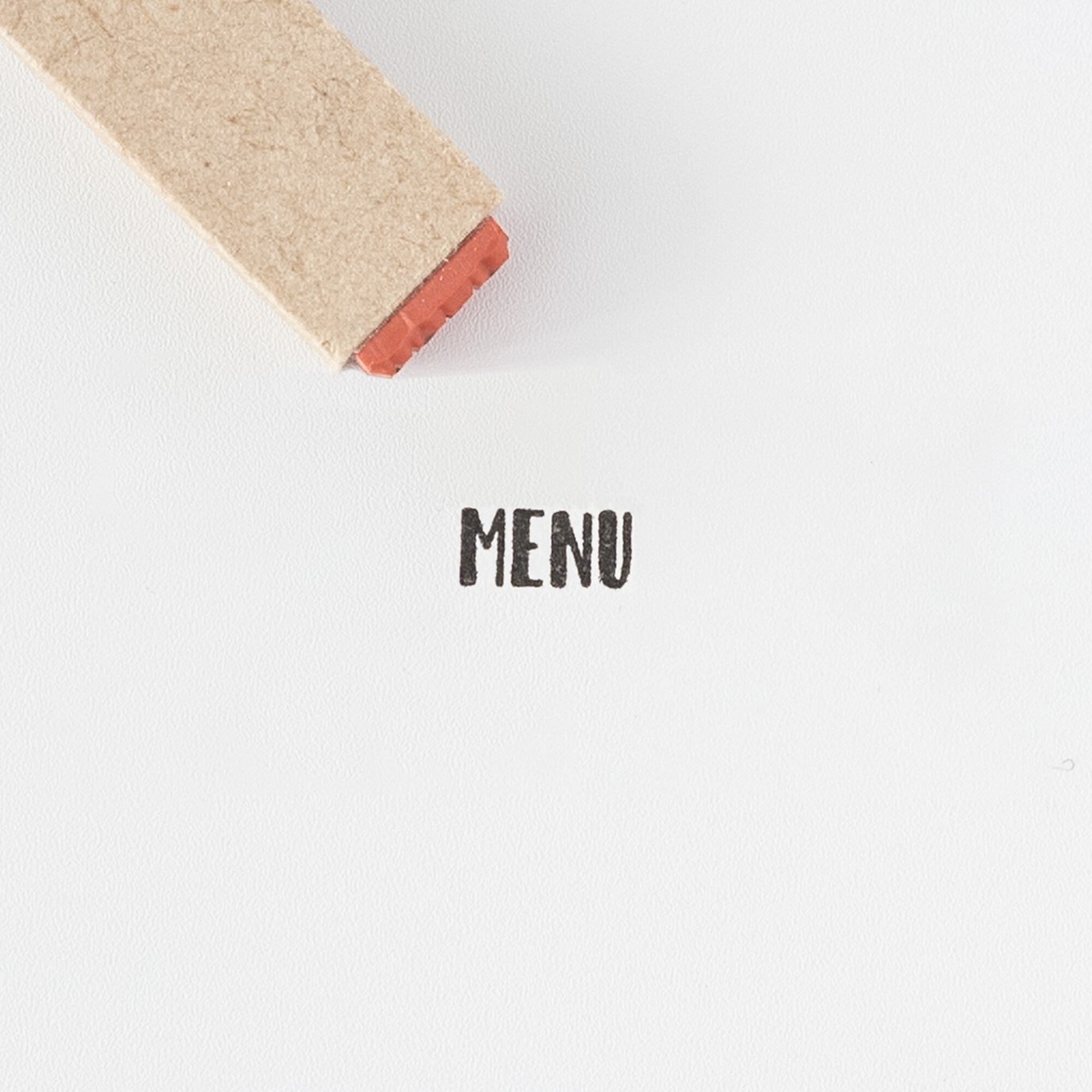 【小さな文字】MENU_メニュー | はんこ