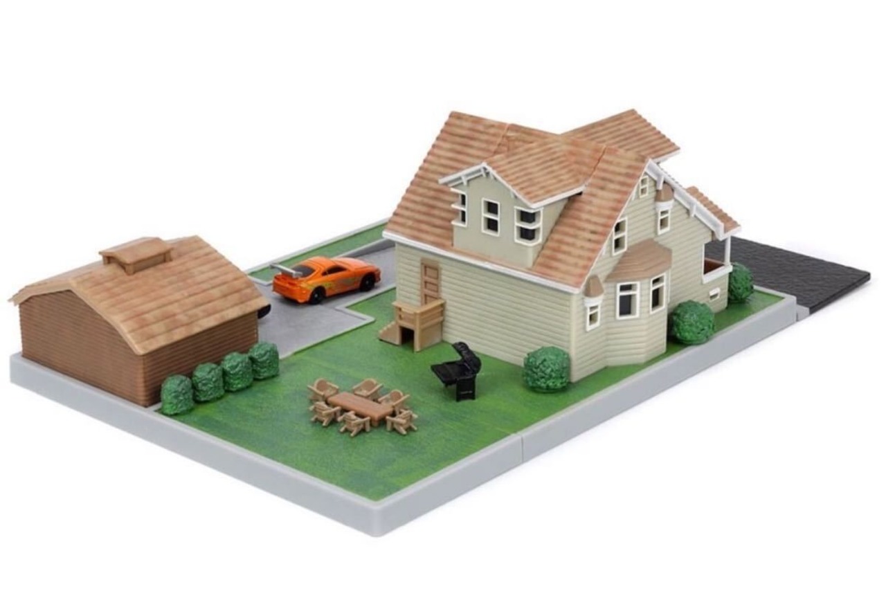 【入手困難】JADA-TOYS ワイルド・スピード ドミニク・トレット ハウス ジオラマ