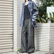 Principles linen viscose blend design wide pants
