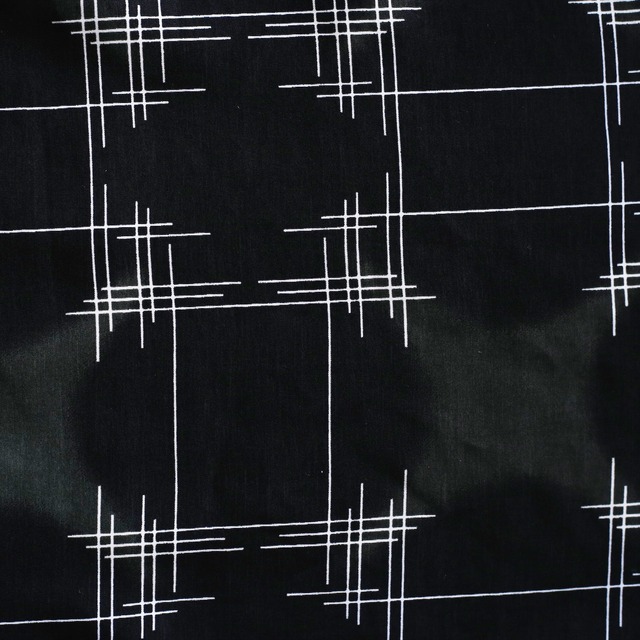 black base cross line h/s big shirt