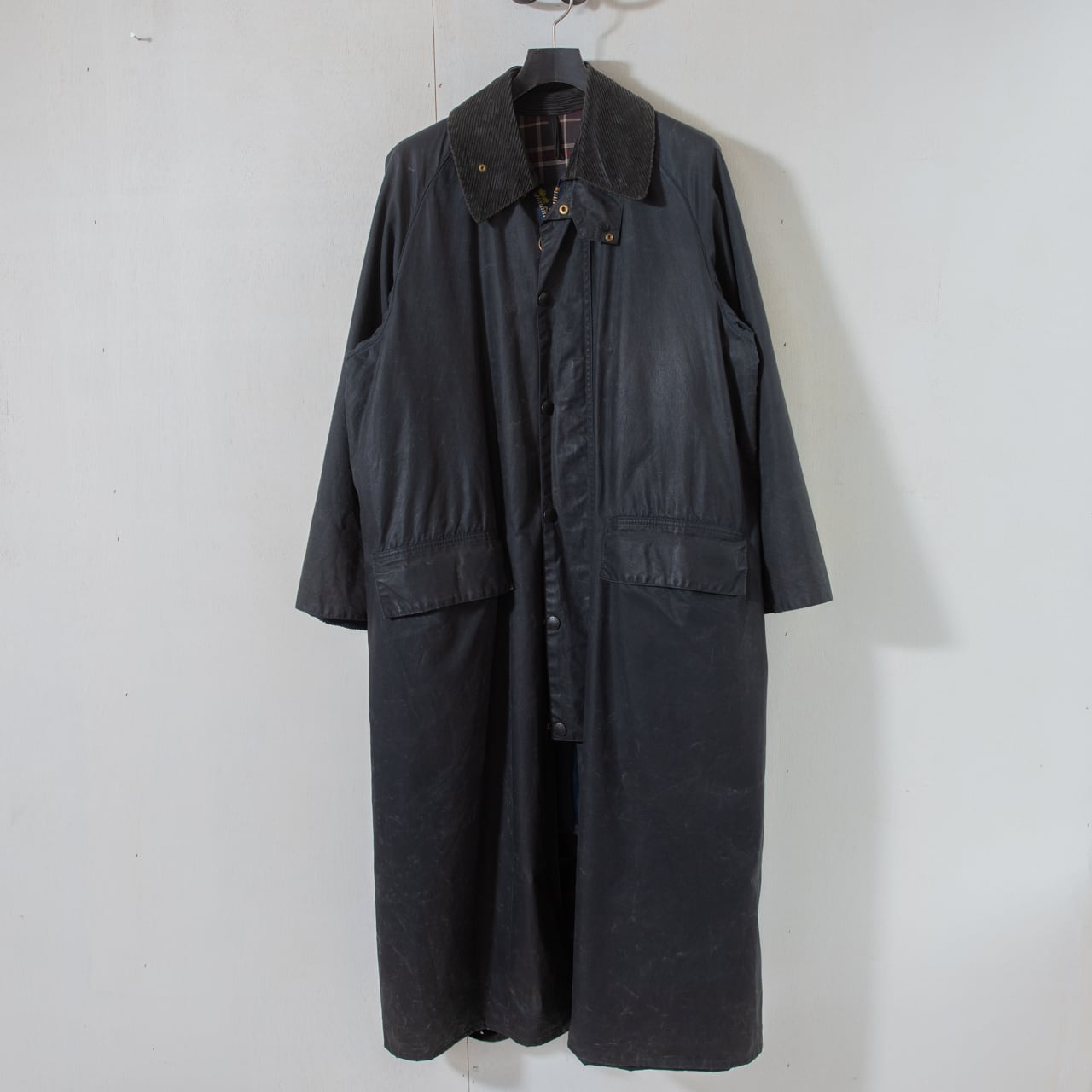 ヴィンテージBEAUFORT名品Britishwax-jacket market British wax-jacket market