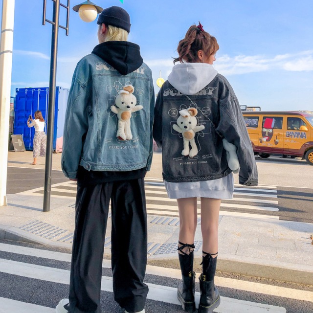 レディースファッション ユニセックス デニムコート ジージャン オソロ カップルコーデ ジャケット 秋冬コーデ 新作 Xlまで More Lluze モア ルーゼ レディースファッション ユニセックス デニムコート ジージャン オソロ カップルコーデ ジャケット 秋冬コーデ 新作 Xlまで More Lluze モア ルーゼ