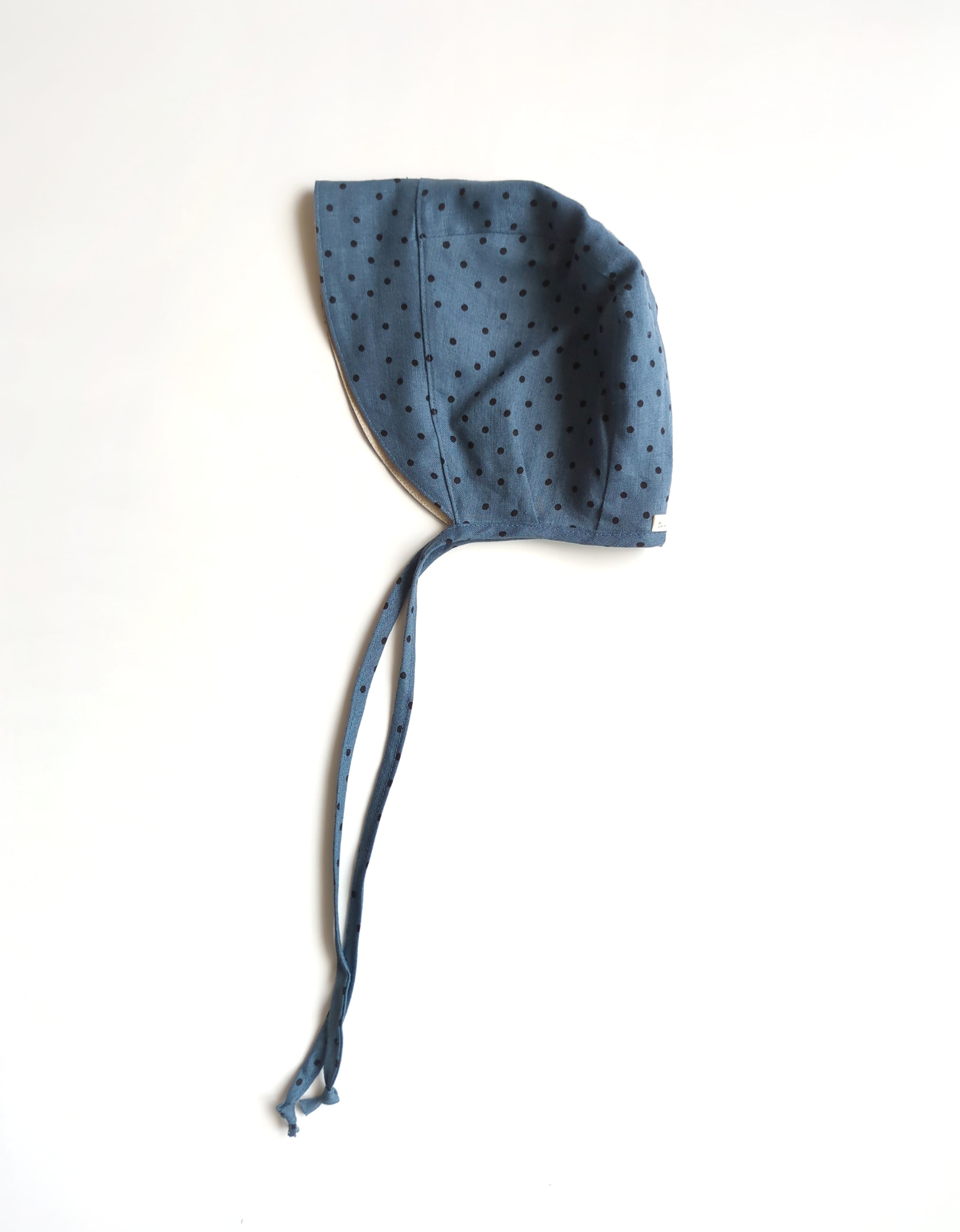 【OUTLET】サンボンネット(ドットブルー)
