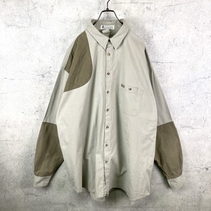 コロンビア ハンティングシャツ タグロゴ