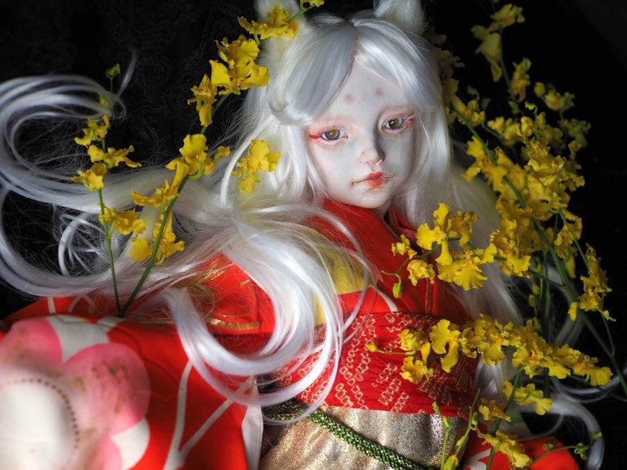 朱宮垂狐 人形写真集『天国に結ぶ恋』直筆サイン入り | gallery