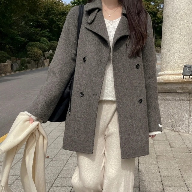 ミニマルクラシック ショートコート／2col　M02739