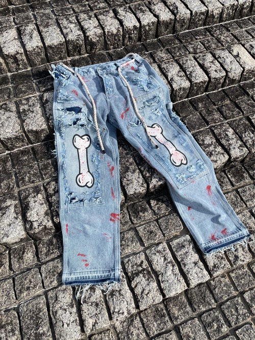 【Only One】 Bone Crash Denim    No.027 【013】