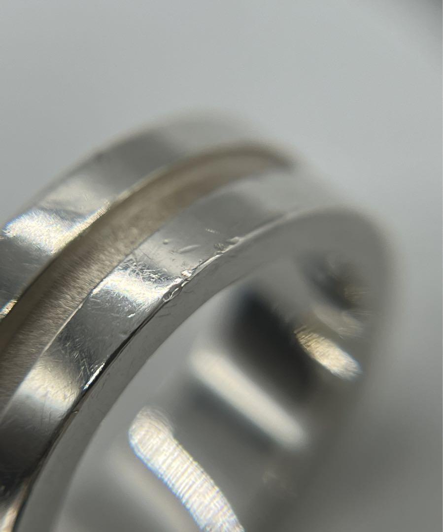 ティファニー TIFFANY グルーブドウィズ リング 10号 SV YGコンビ | Refind