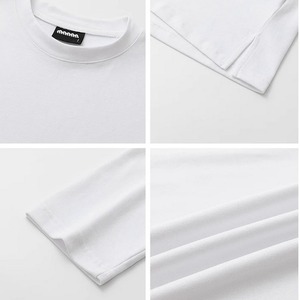 シンプル無地ベーシックロングTシャツ　1272