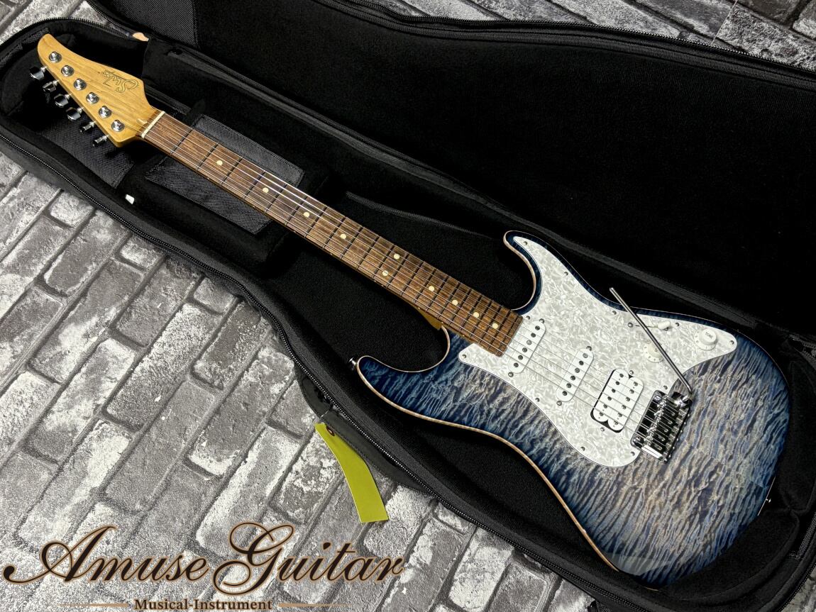 Suhr JE-Line Standard Plus PF SSH # Faded Trans Whale Blue Burst