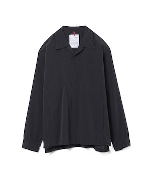 YDOT /  YU81701  AIR VENT OPEN COLLAR SHIRT (BLACK)