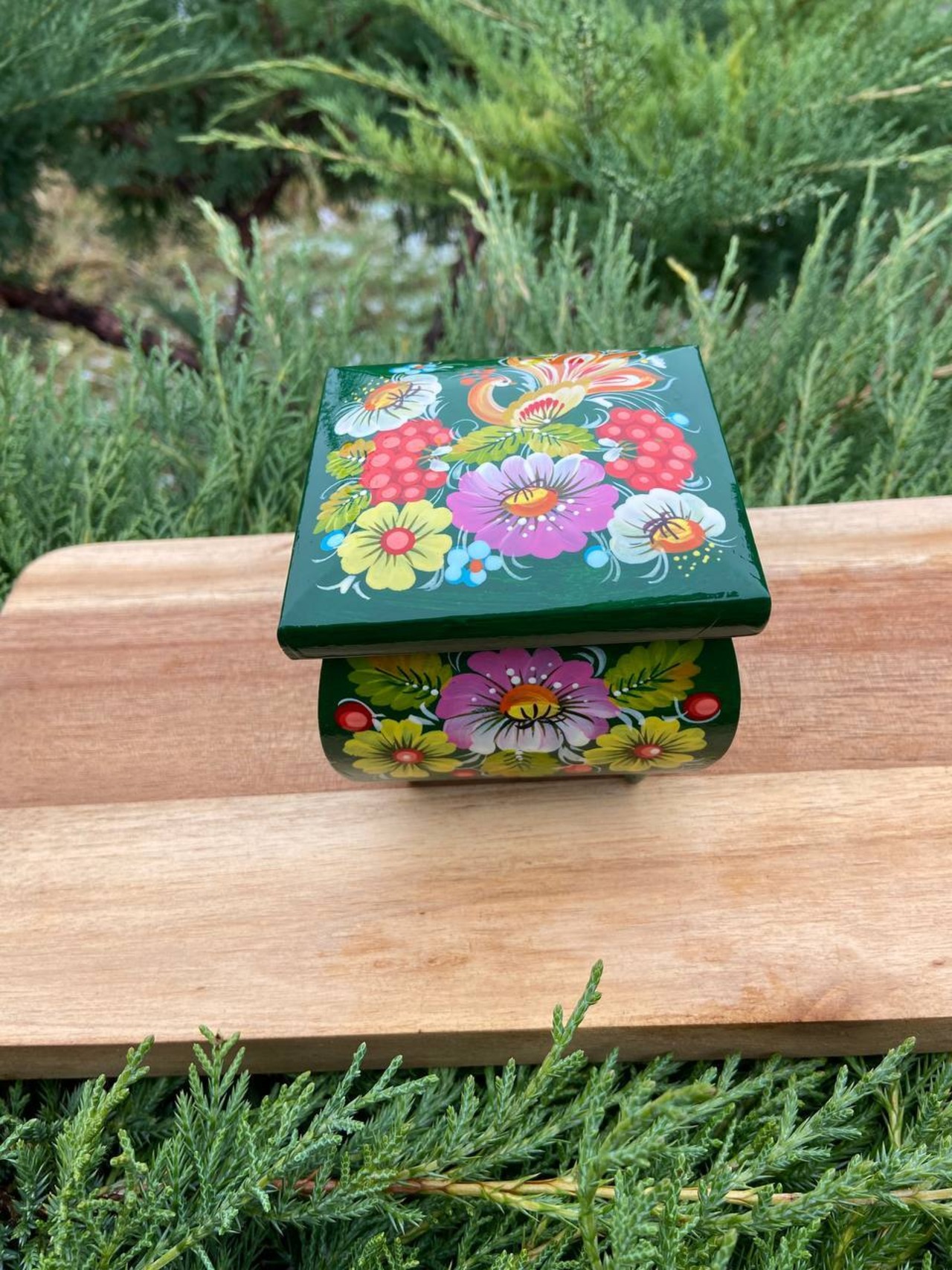 ペトリキフカ・ジュエリーボックス 9cm（ホメンコ） - 6