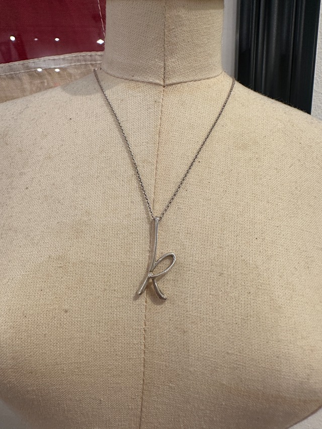 Tiffany&Co./ Design initial k necklace.(US)