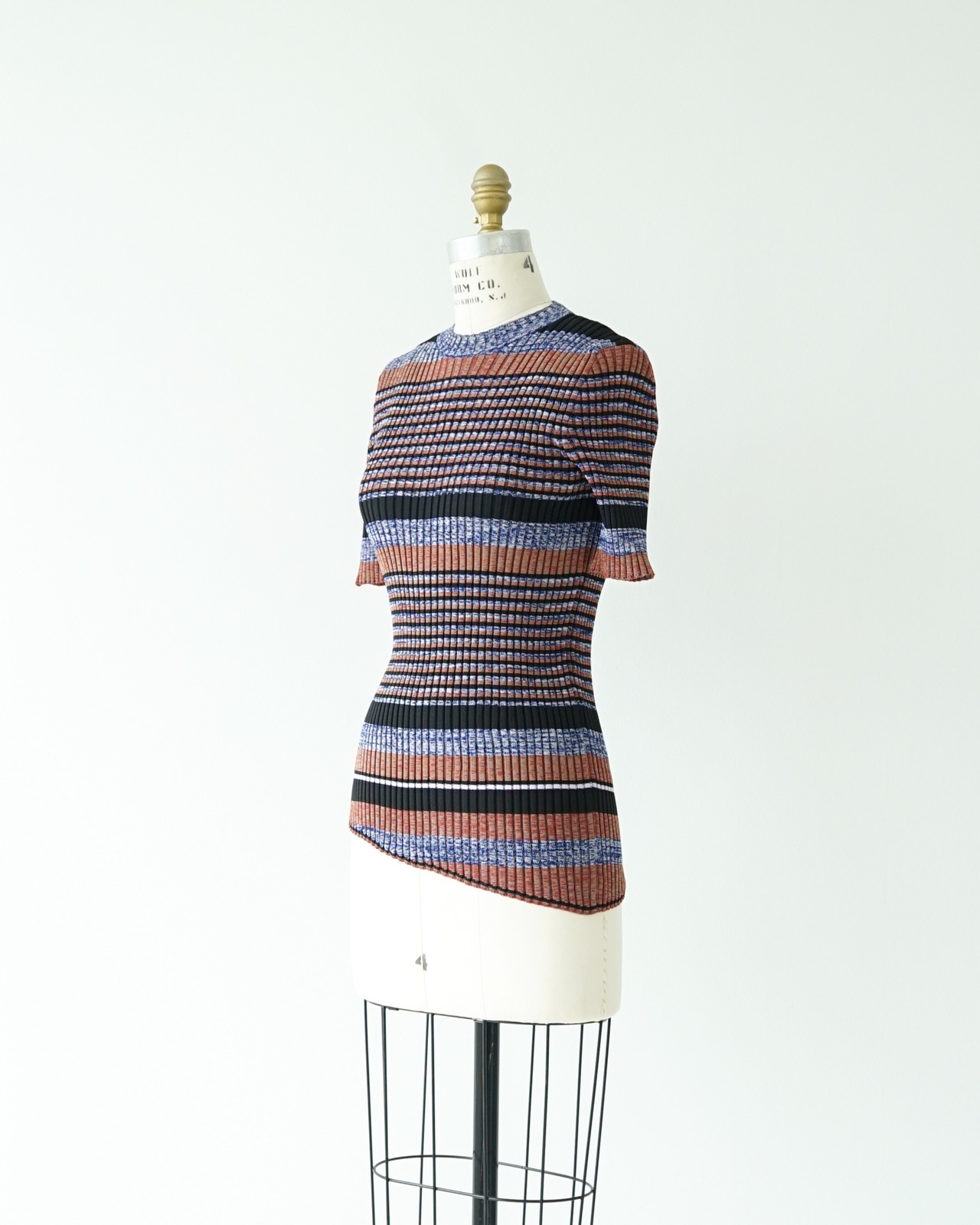 〈CÉLINE by phoebe philo〉Striped Knit Top