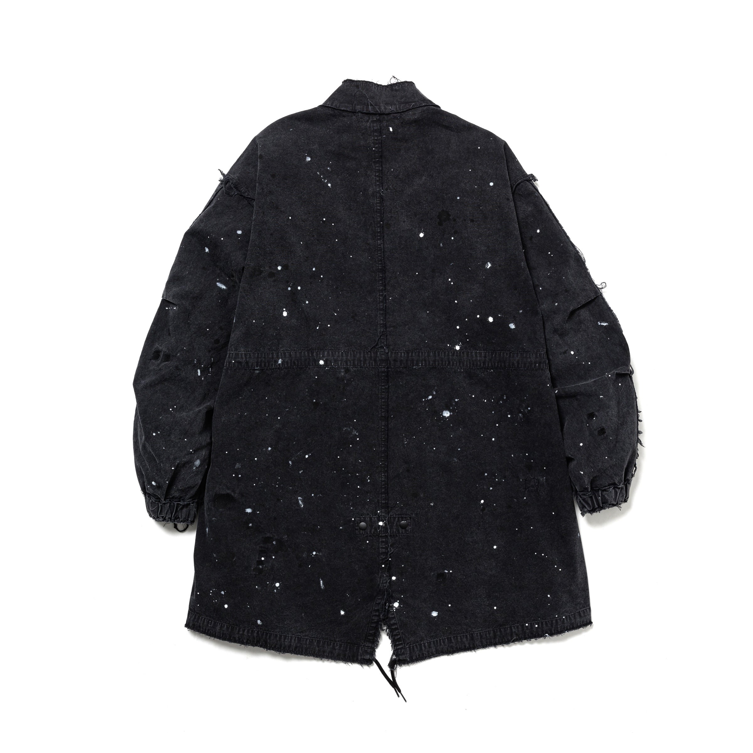 F-LAGSTUF-Fブラック 縮絨コート Sサイズ 7f75d3013b8c1ae54099c3e2455e77