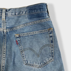 【LEVI'S】505 REGULAR FIT デニム ジーパン ジーンズ テーパード ジッパーフライ W33 L34 リーバイス レギュラーフィット US古着