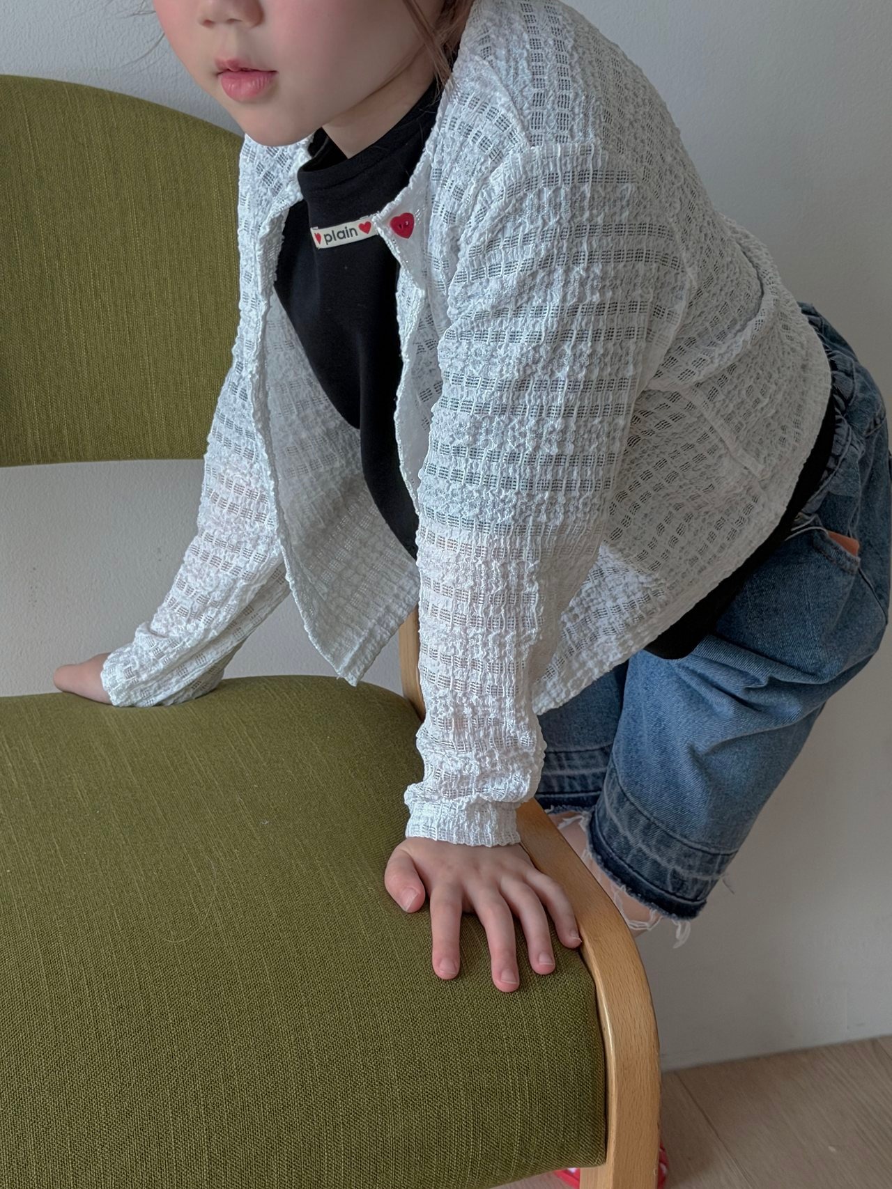 [Plain] Heart Summer Cardigan / [플레인] 하트썸머가디건