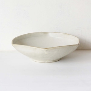 秋谷茂郎 リンゴ釉 六角鉢（25-009）