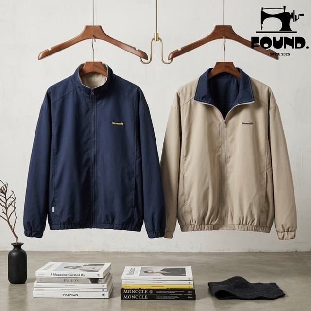 Inner-Collar Zip-Up Blouson(FD315)