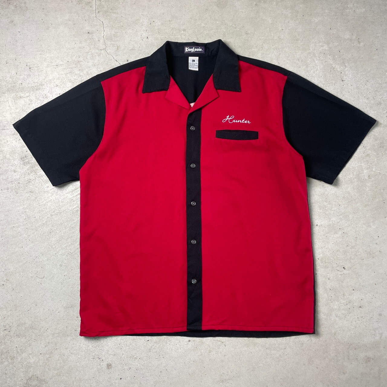 00年代 king Louie キングルイ ボーリングシャツ メンズL 古着 
