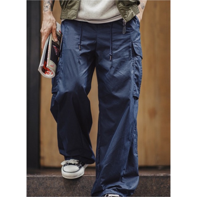 Drawstring Wide Cargo Pant [2208]