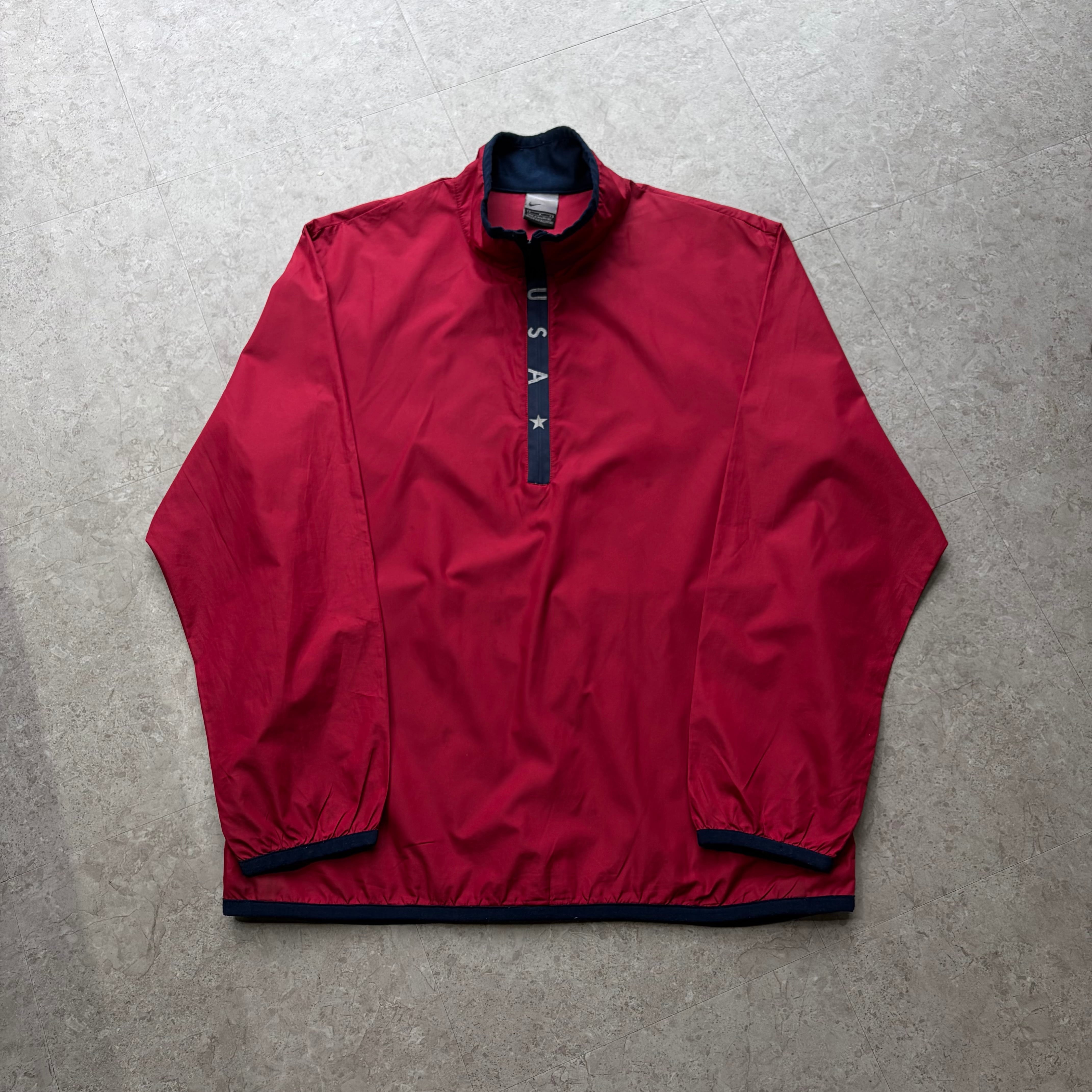 00s NIKE half-zip nylon jacket【仙台店】