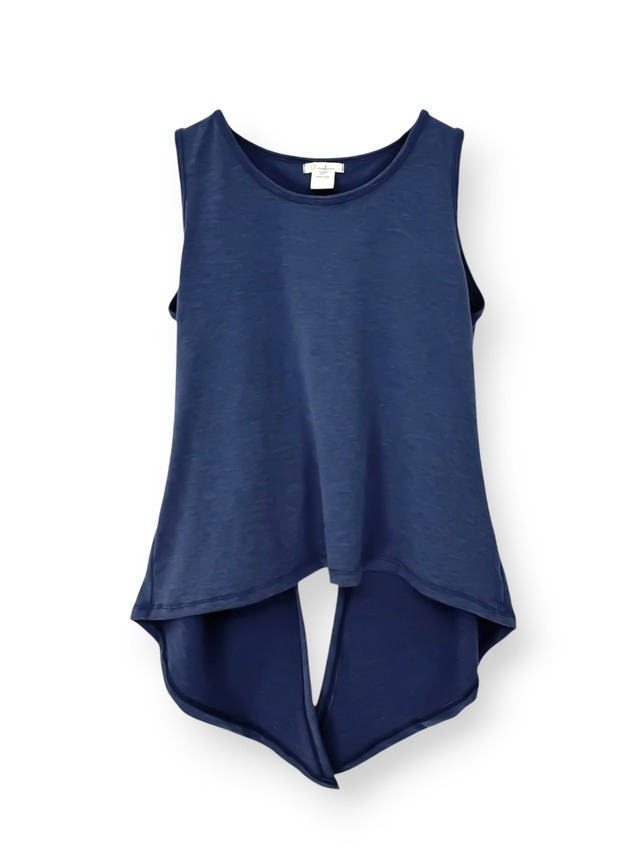 バックオープンタンクトップ　Denim blue