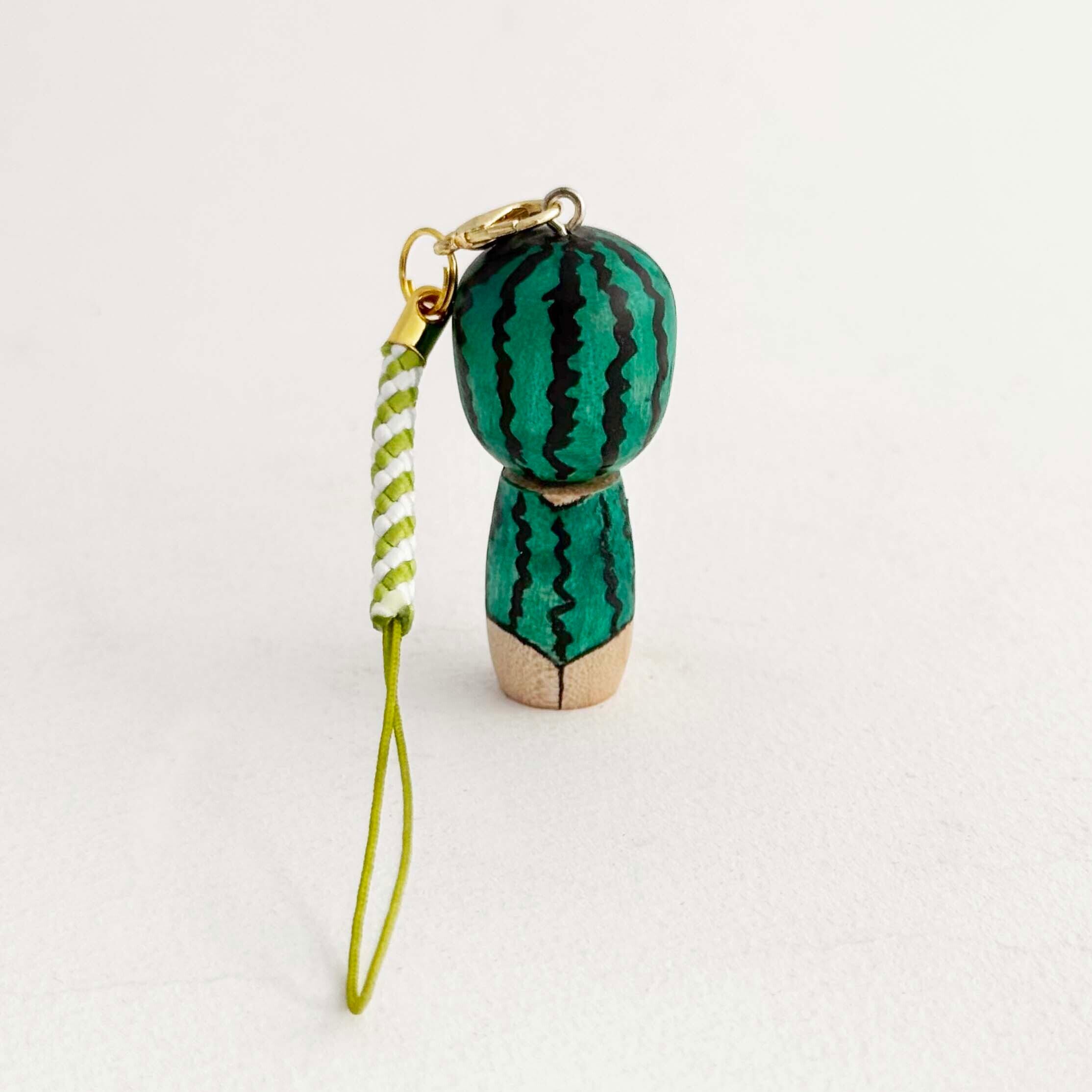 スイカ坊や根付け（土湯系 / 西山敏彦工人）