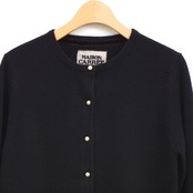 MAISON CARRÉE CASHMERE Blanchett CARDIGAN BLACK